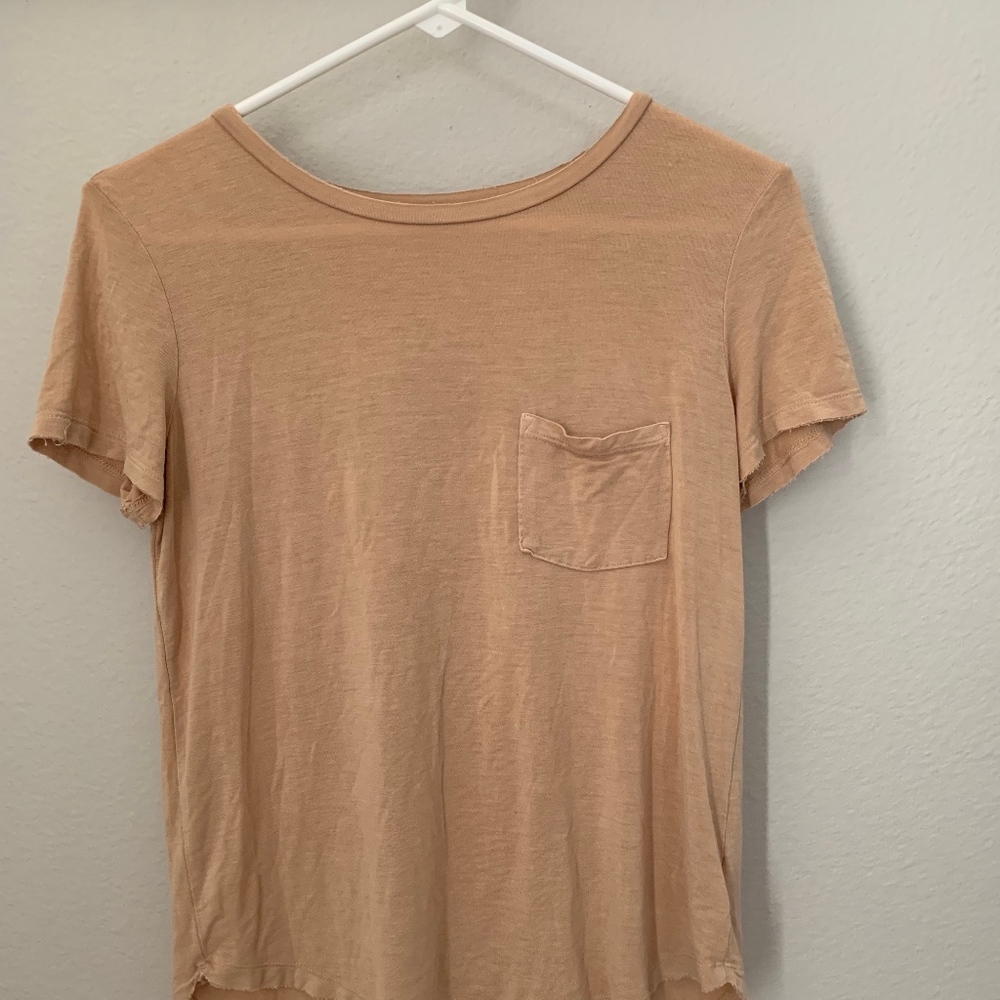 yellow tee